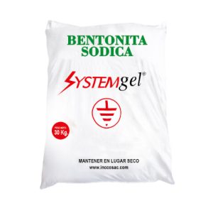 Saco de Bentonita Sódica SYSTEMGEL para puesta a tierra y construcción