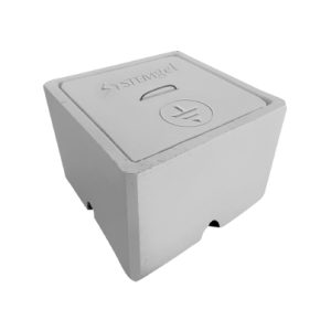 Caja de Registro de Concreto para Pozo a Tierra - SYSTEMGEL
