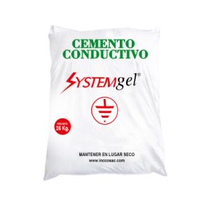 Saco de Cemento Conductivo System Gel de 25 kg para puesta a tierra y protección eléctrica