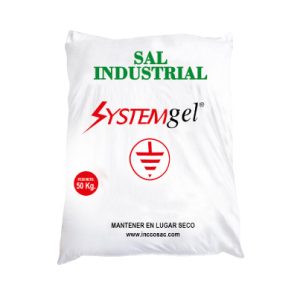 Sal Industrial System Gel en saco de polipropileno de 50 kg para sistemas de puesta a tierra